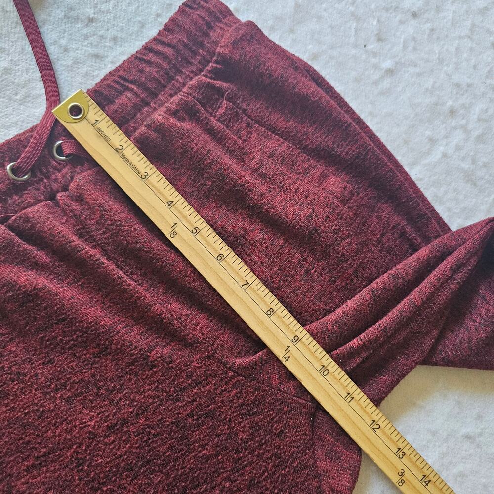 Adam Levine Women's Drawstring Jogger Pants, Cranberry, Size L - Picture 9 of 13
